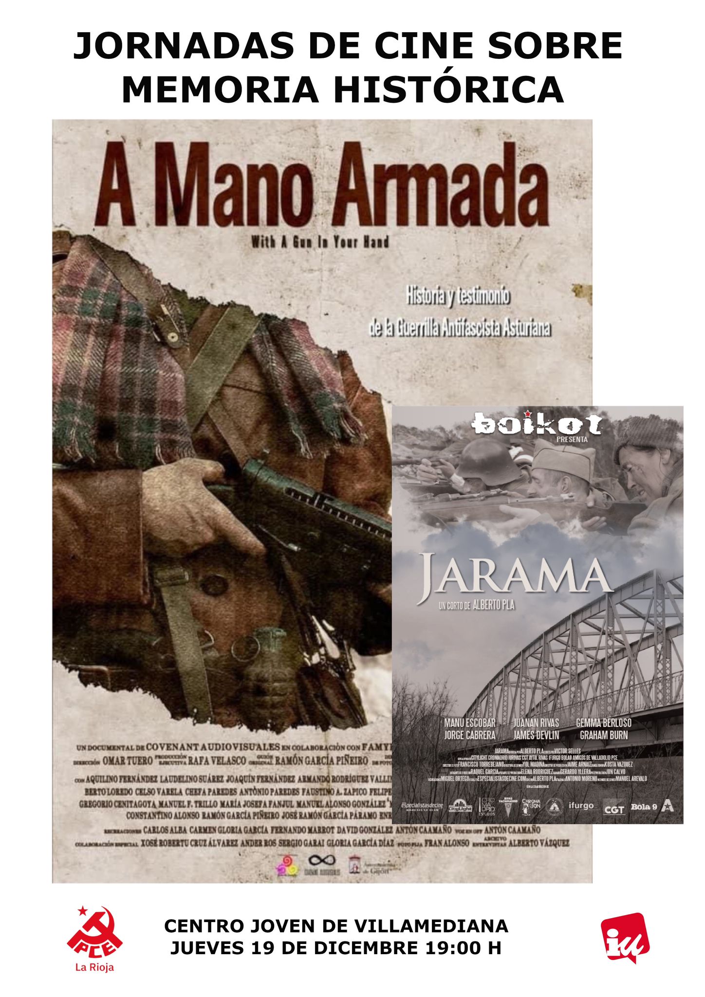Jornadas de cine sobre memoria histórica: A Mano Armada