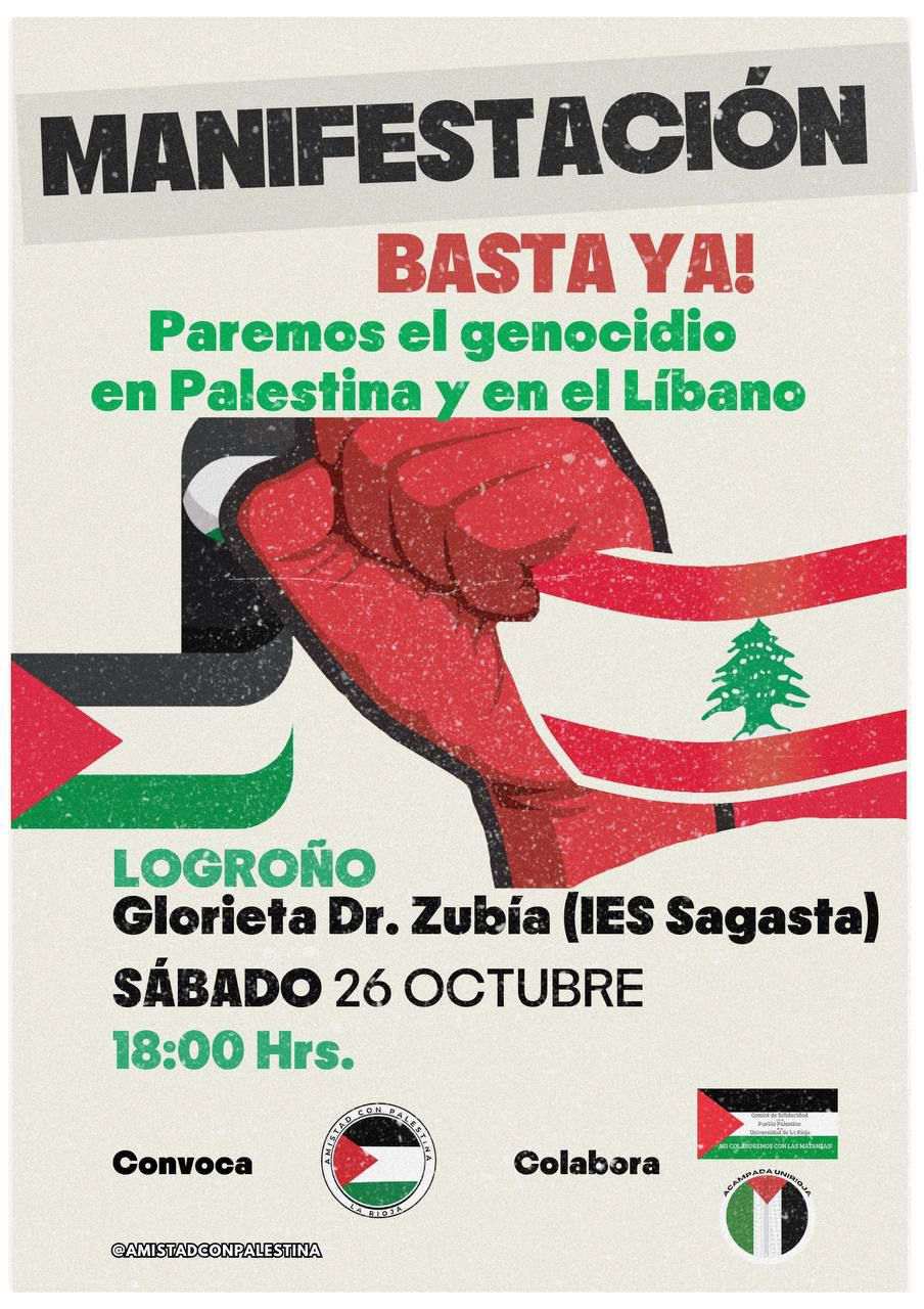 En contra del genocidio en Palestina y el Líbano